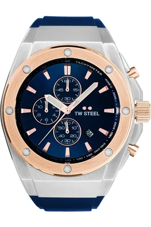 Brandfield TW Steel - heren horloge - zilverkleurig met band