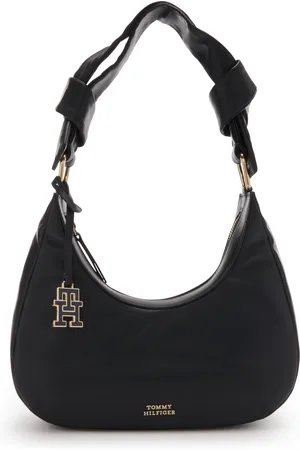 Brandfield Tommy Hilfiger Pushlock - dames Handtas van leer