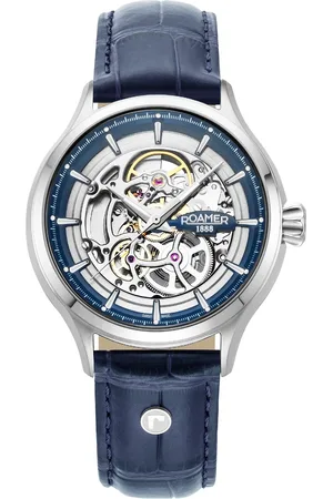Brandfield Roamer - heren horloge - zilverkleurig met band