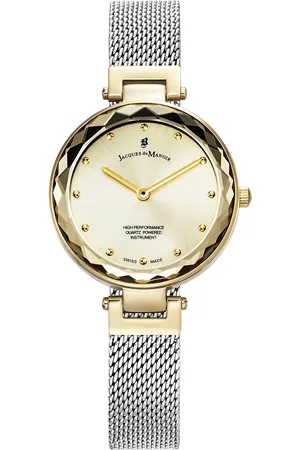 Brandfield Jacques du Manoir - dames horloge - goudkleurig met band