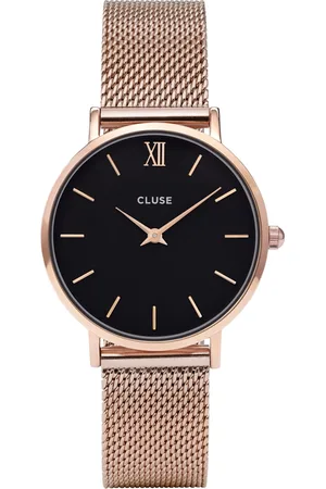 Brandfield Cluse Minuit - dames horloge - Roségoudkleurig met band