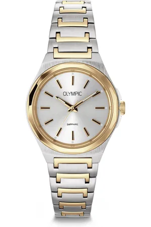 Brandfield Olympic - dames horloge - zilverkleurig met band