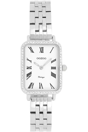 Brandfield OOZOO - dames horloge - zilverkleurig met band