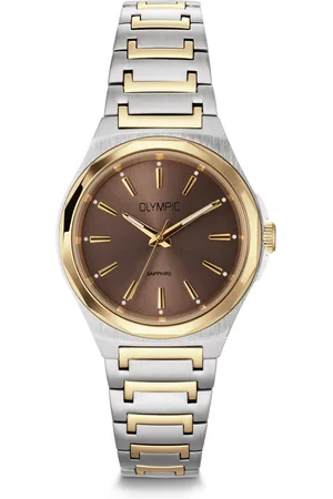 Brandfield Olympic - dames horloge - zilverkleurig met band