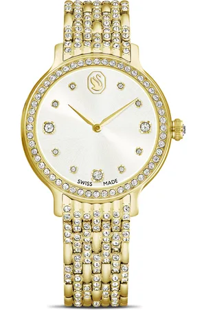 Brandfield Swarovski - dames horloge - goudkleurig met band