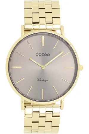 Brandfield OOZOO - dames horloge - goudkleurig met band