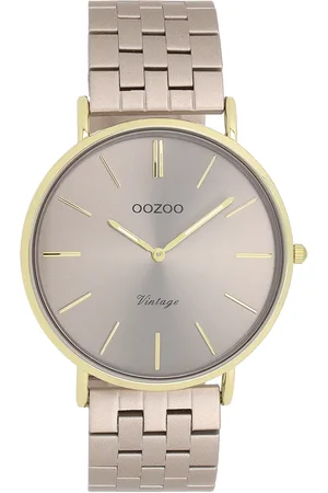 Brandfield OOZOO - dames horloge - goudkleurig met band