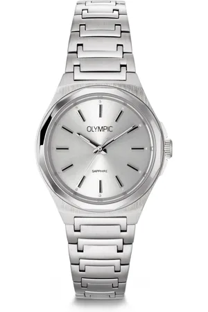 Brandfield Olympic - dames horloge - zilverkleurig met band