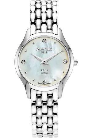 Brandfield Roamer - dames horloge - zilverkleurig met band