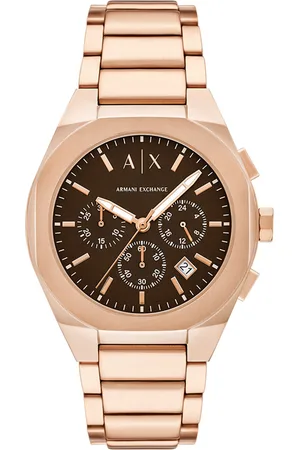 Brandfield Armani Exchange - heren horloge - Roségoudkleurig met band