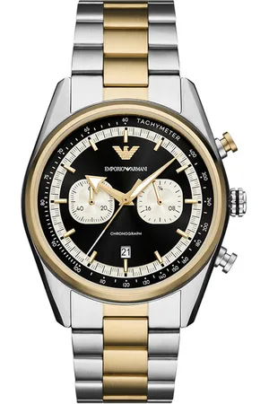 Brandfield Emporio Armani - heren horloge - zilverkleurig met band