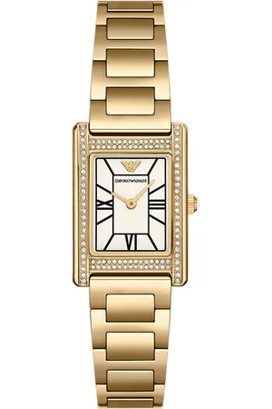 Brandfield Emporio Armani - dames horloge - goudkleurig met band