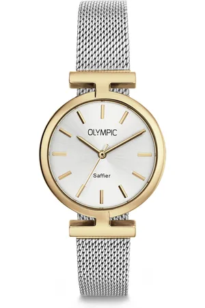 Brandfield Olympic - dames horloge - goudkleurig met band