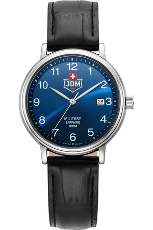 Brandfield JDM Military - heren horloge - zilverkleurig met band