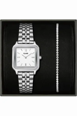 Brandfield Cluse - dames horloge - zilverkleurig met band