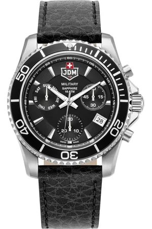Brandfield JDM Military - heren horloge - zilverkleurig met band