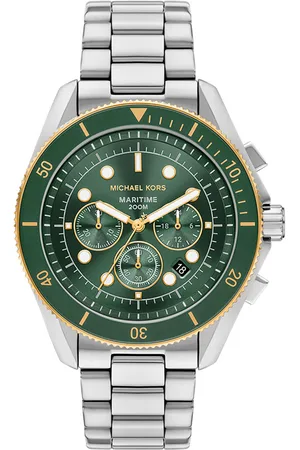 Brandfield Michael Kors - heren horloge - zilverkleurig met band