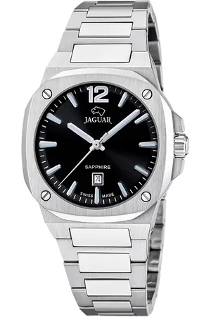 Brandfield Jaguar - dames horloge - zilverkleurig met band