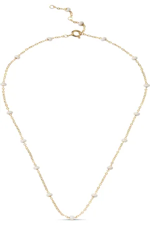 Brandfield Enamel Copenhagen - Dames Ketting - Wit & goudkleurig