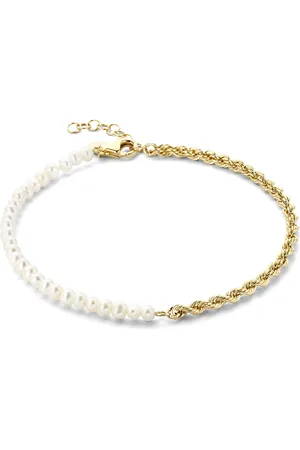 Brandfield Isabel Bernard Belleville Nova 14 karaat gouden parel armband IB320075