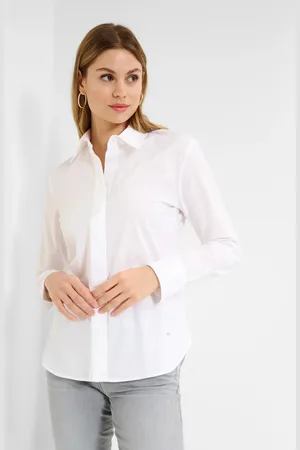 Brax Dames Hemdblouse Style VICTORIA white