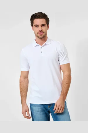 Brax Heren Shirt Style PETE white