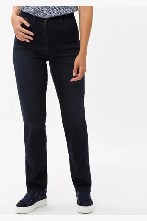Brax Dames Jeans Style CORRY SLASH DARK BLUE + EFFEKT
