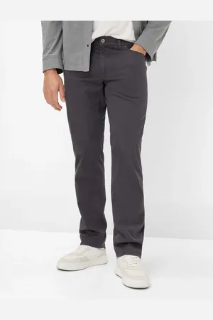 Brax Heren Broek Style COOPER DARK GREY