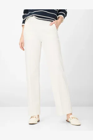 Brax Dames Broek Style LILLYTH FLARED OFF-WHITE