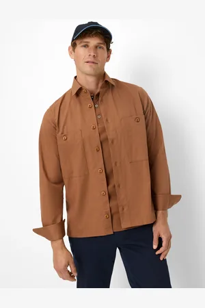 Brax Heren Shirt Style KAY camel