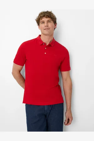 Brax Heren Shirt Style PETE signal red