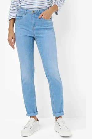 Brax Dames Jeans Style CAROLA USED LIGHT BLUE