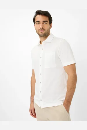 Brax Heren Shirt Style PIROZ offwhite