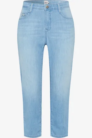 Brax Dames Capri Style MARY C USED BLEACHED BLUE