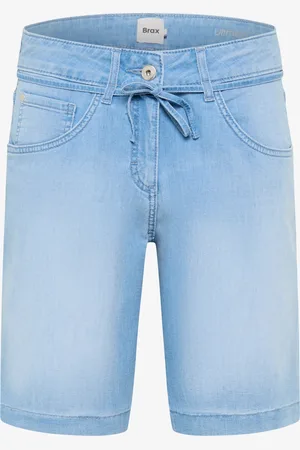 Brax Dames Bermuda Style MAINE B USED BLEACHED BLUE