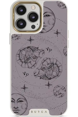 BURGA Capricorn - iPhone 13 Pro Hoesje, Elite Light / Gold / Paars