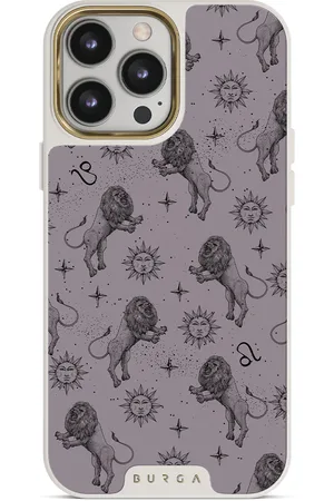BURGA Leo - iPhone 13 Pro Max Hoesje, Elite Light / Gold / Paars