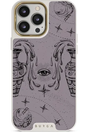 BURGA Aquarius - iPhone 14 Pro Max Hoesje, Elite Light (MagSafe) / Gold / Paars