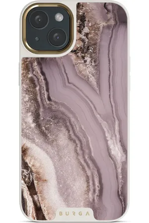 BURGA Golden Taupe - iPhone 14 Hoesje, Elite Light (MagSafe) / Gold