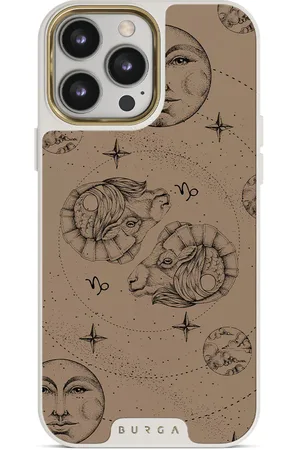 BURGA Capricorn - iPhone 14 Pro Hoesje, Elite Light (MagSafe) / Gold / Beige