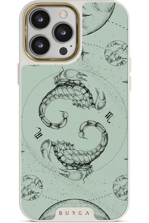 BURGA Scorpio - iPhone 13 Pro Hoesje, Elite Light / Gold / Turkoois