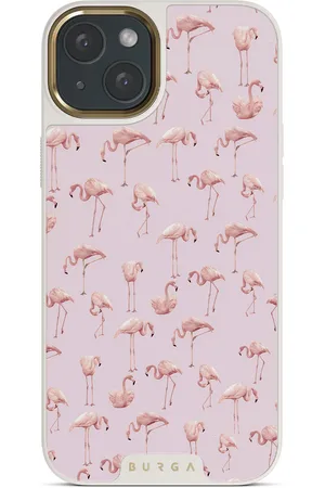 BURGA Nostalgic Pink - iPhone 14 Hoesje, Elite Light (MagSafe) / Gold