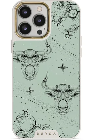 BURGA Taurus - iPhone 13 Pro Hoesje, Elite Light / Gold / Turkoois