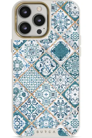 BURGA Tropical Oasis - iPhone 14 Pro Hoesje, Elite Light (MagSafe) / Gold