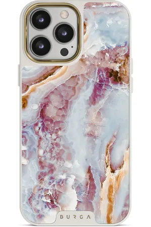 BURGA Frozen Leaves - iPhone 13 Pro Max Hoesje, Elite Light / Gold