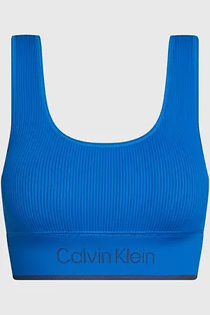 Calvin Klein Medium Support Sport-bh Dames Blauw online kopen