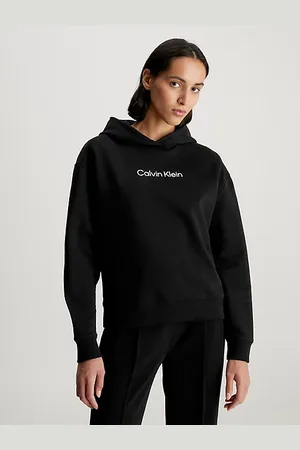 Calvin Klein Hoodie van badstofkatoen met logo
