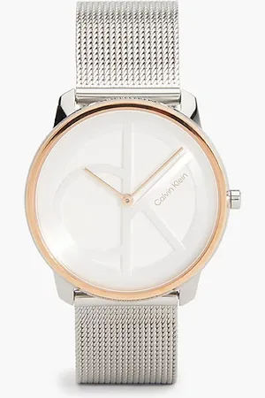 Calvin Klein Monogram logo mesh armband horloge
