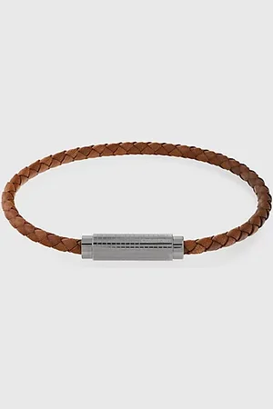 Calvin Klein Gevlochten leren armband