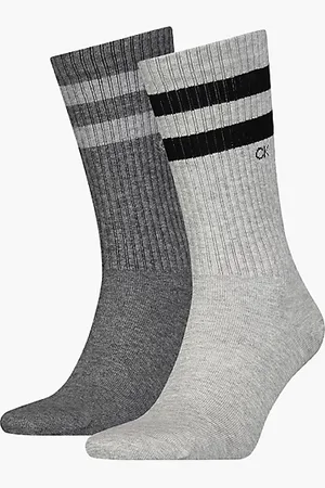 Calvin Klein 2-pack gestreepte crew sokken